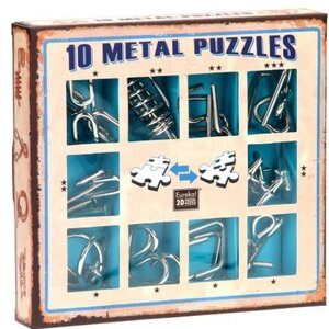 breinpuzzelset 10 metal puzzles