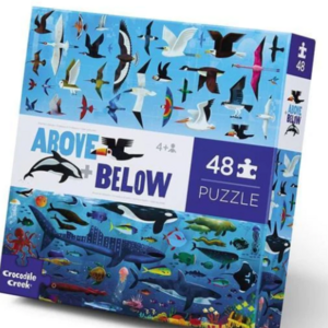 Crocodile Creek puzzel above and below the sea and sky - 48 stuks Crocodile Creek puzzel above and below the sea and sky - 48 stuks