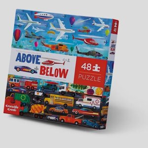 Crocodile Creek Crocodile Creek - puzzel above and below Things That Go - 48 stuks Crocodile Creek Crocodile Creek - puzzel above and below Things That Go - 48 stuks