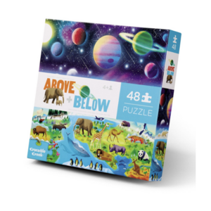Crocodile Creek Above and Below Vloerpuzzel - Aarde & Ruimte 48st. (+4)