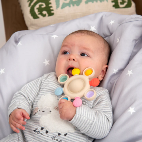 Tickit SiliSoft® Pop Bijtring (Regenboog)