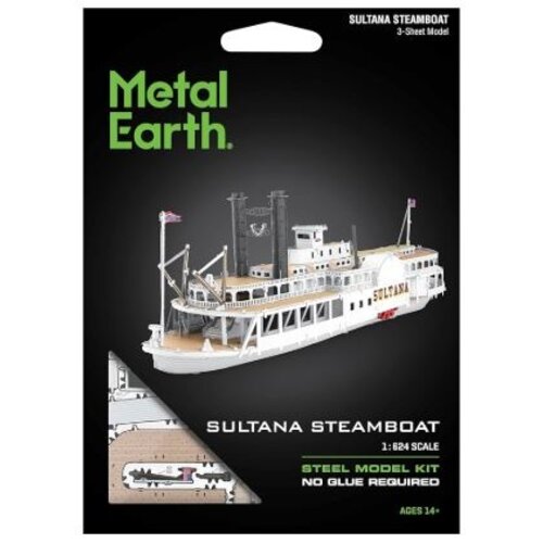 Metal Earth metalen puzzel stoomboot