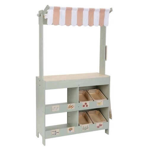 Little Dutch Houten marktkraam - Groen