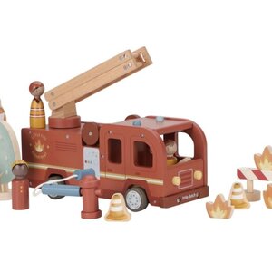 Little Dutch houten brandweerwagenset  Rood – Essentials