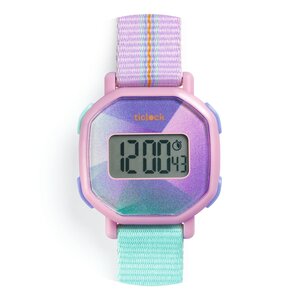 Djeco Digitaal Horloge "Paars Prisma"