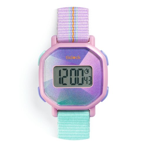 Djeco Digitaal Horloge "Paars Prisma"