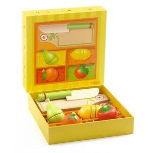 Djeco Rollenspel - Groenten en fruit om te snijden (+2j)