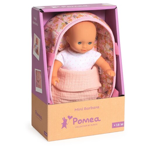 Djeco Pop - Mini Barbara in wiegje 20cm (+18m)