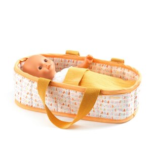 Djeco Pop - Mini Sasha in wiegje 20cm (+18m)