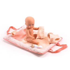 Djeco Pomea - Poppenaccessoires "Luiertas Roze" (+2j)
