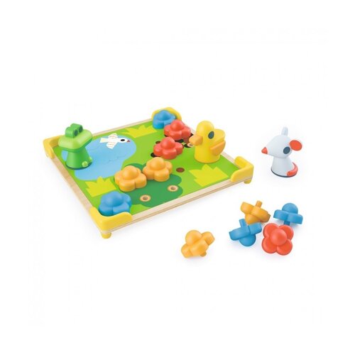 Djeco Spel - Steeknagels "Mosaïco Ducky & Co" (+2j) Djeco Spel - Steeknagels "Mosaïco Ducky & Co" (+2j)