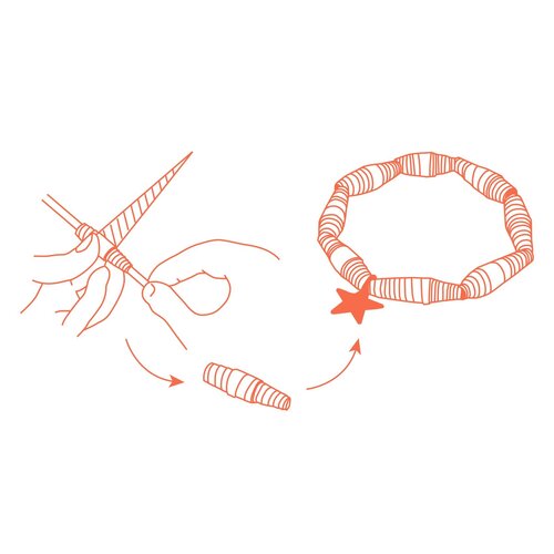 Djeco DIY - Armbandjes van papier 'knal en pittig' (7-12j) Djeco DIY - Armbandjes van papier 'knal en pittig' (7-12j)