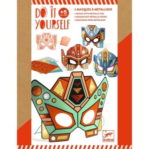 Djeco DIY - Maskers maken 'Robots' (+5j) Djeco DIY - Maskers maken 'Robots' (+5j)