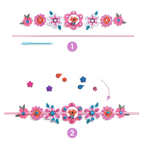 Djeco DIY - 4 armbandjes om te maken 'Beste vrienden' (+5j) Djeco DIY - 4 armbandjes om te maken 'Beste vrienden' (+5j)