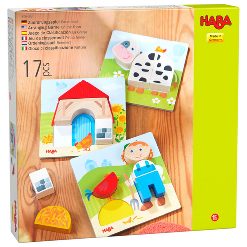 Haba Houten ordeningsspel Boerderij