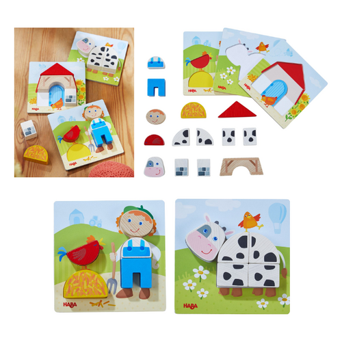 Haba Houten ordeningsspel Boerderij