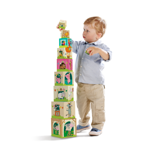 Haba Stapelblokken "Op de boerderij"