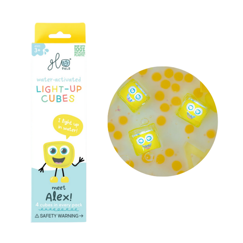 glopals Glo Pals - Light up cubes "Alex" (4st.)