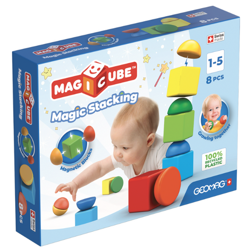 Geomag Magicube - Recycled Stacking 8 pcs