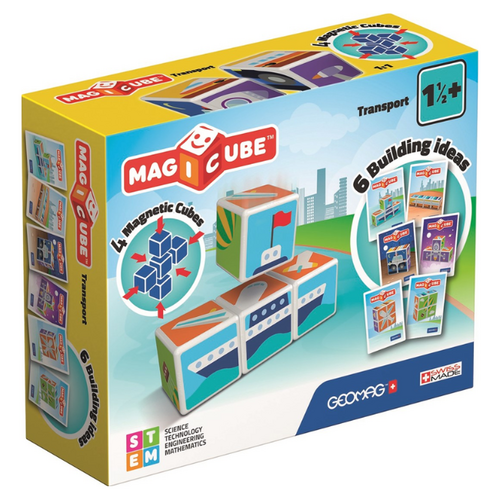 Geomag Magicube - Printed Transport + Cards 7st.
