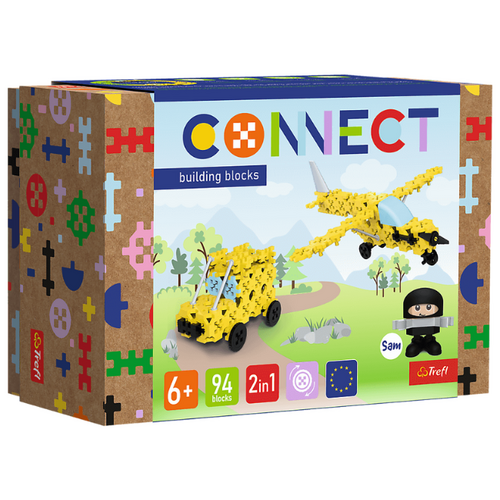 Trefl Connect - S - Vliegtuig / Jeep FSC Mix 70%