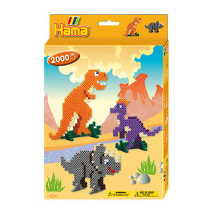 hama Hama Strijkkralenset "Dino" 2000st.