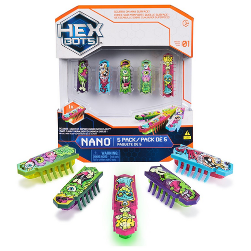 HexBots HexBots - Nano Gift Pack 5-pack (1x Flash Nano, 4x Nano)