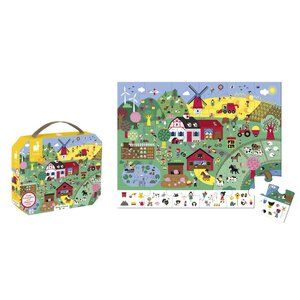 Janod Observatiepuzzel 'Boerderij' 24st.