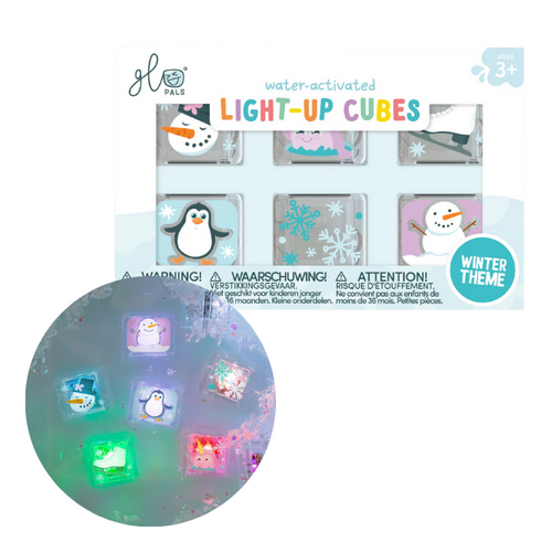 glopals Glo Pals - Light up cubes "Winter" (6st.) LIMITED EDITION
