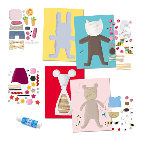 Djeco Knutseldoos - Collage voor kleintjes (3-6j) Djeco Knutseldoos - Collage voor kleintjes (3-6j)