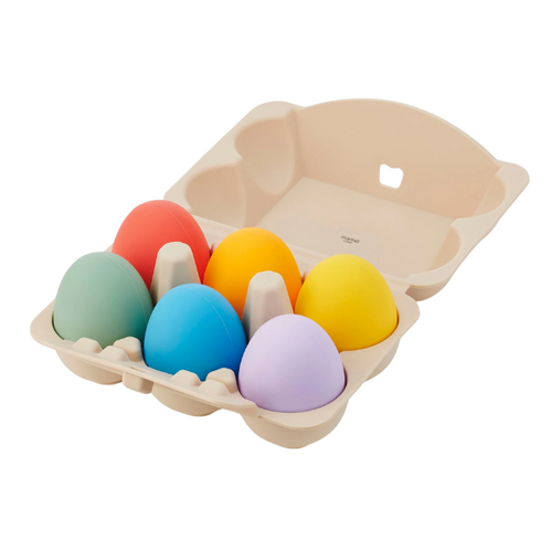 Tickit Silisoft Sensorische Eieren (Regenboog) 6st.