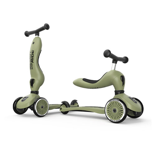 Scoot & ride SCOOT AND RIDE HIGHWAYKICK 1 - OLIVE
