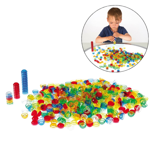 Tickit Tickit Doorschijnende stapelbare tellers