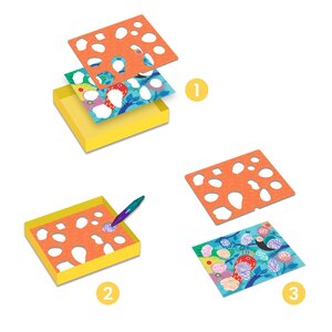 Djeco Knutseldoos - Color Stop 'Piou piou & co' (+18m)