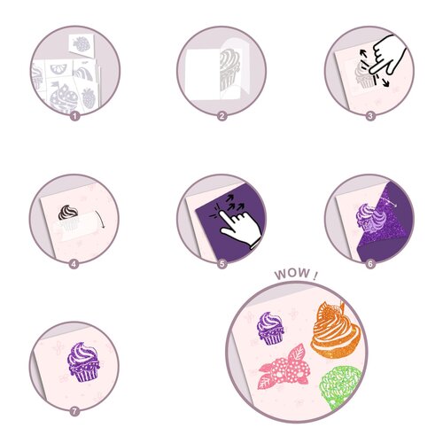 Djeco Artistic Patch - Sweets Djeco Artistic Patch - Sweets