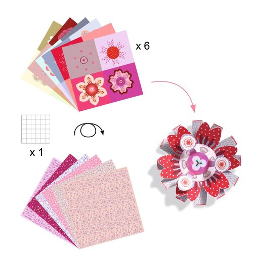 Djeco Knutseldoos - 6 activiteiten 'Flower Box'