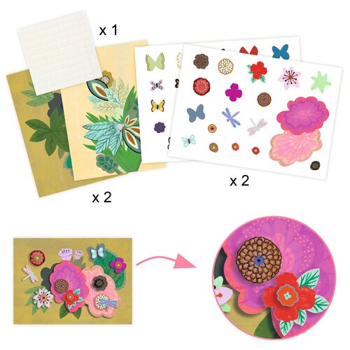 Djeco Knutseldoos - 6 activiteiten 'Flower Box'