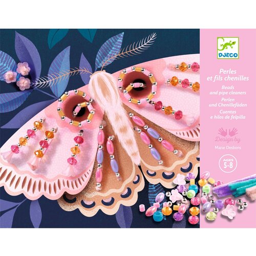 Djeco Knutseldoos - Kralen en chenilledraad 'schitteren in de nacht' (5-7j) Djeco Knutseldoos - Kralen en chenilledraad 'schitteren in de nacht' (5-7j)