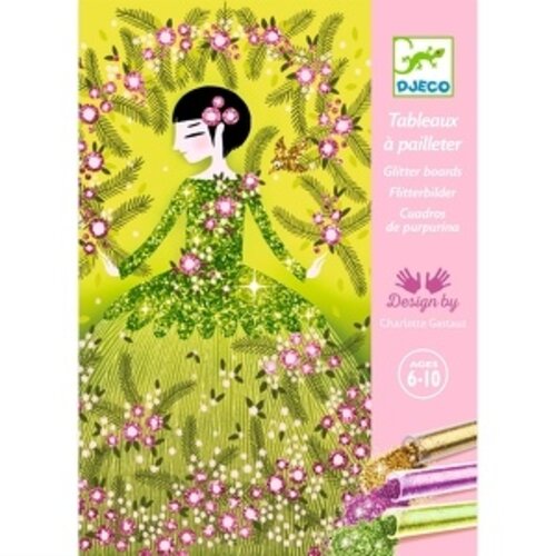 Djeco Knutseldoos - Glitterpoeder 'jurken met glitters' (6-10j) Djeco Knutseldoos - Glitterpoeder 'jurken met glitters' (6-10j)