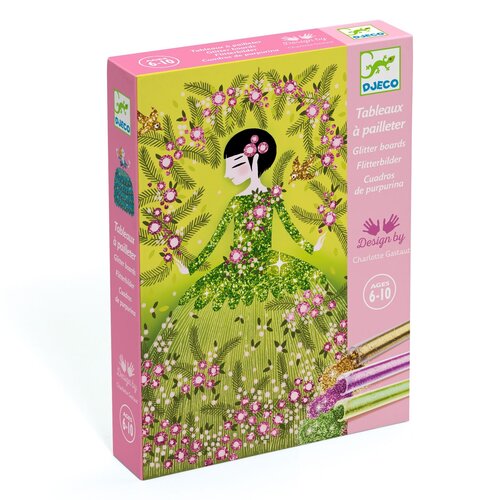 Djeco Knutseldoos - Glitterpoeder 'jurken met glitters' (6-10j) Djeco Knutseldoos - Glitterpoeder 'jurken met glitters' (6-10j)