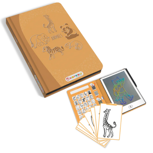 Kidywolf KIDYDRAW-MINI tekenblok dieren