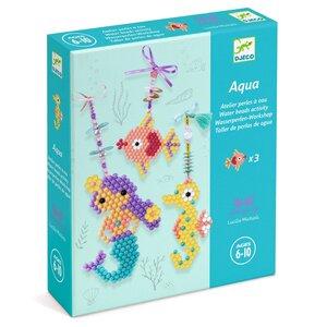 Djeco Artistic Aqua - Sleutelhangers 'Zeebewoners' (6-10j)