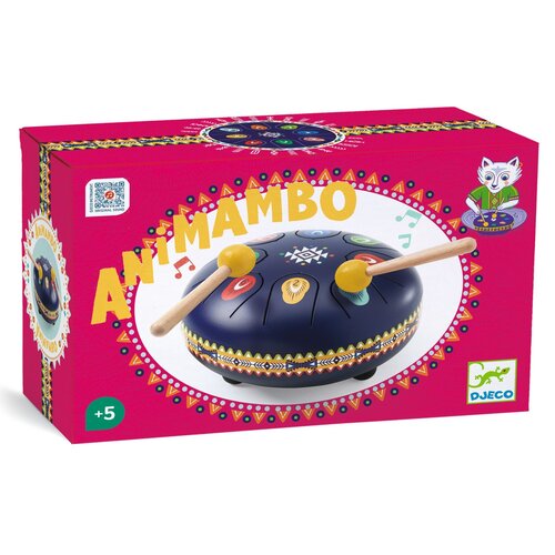 Djeco Animambo 'Metalen muziekdrum blauw' (+5)