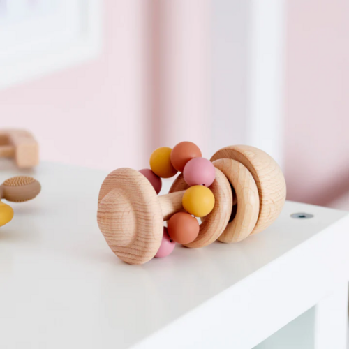 Tickit SiliSoft® Kralen Rammelaar (Aarde)