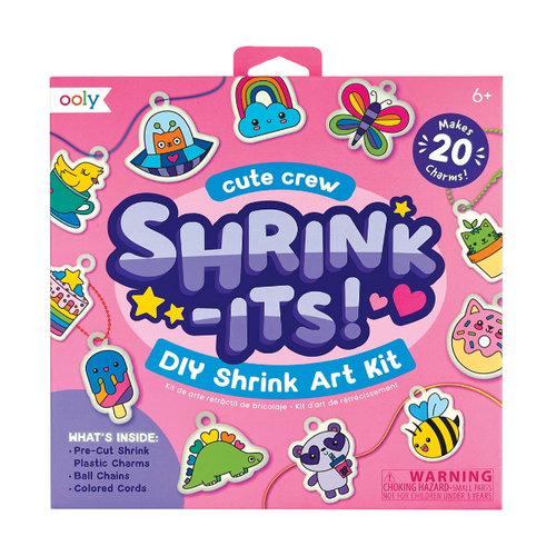 Ooly Shrink-Its! D.I.Y. Shrink Art Kit – Cute Crew Ooly Shrink-Its! D.I.Y. Shrink Art Kit – Cute Crew