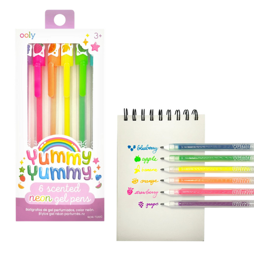 Ooly Yummy Yummy Scented Gel Pens – Neon (6st.)