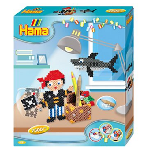 hama strijkparelset - piraten - 2500 stk