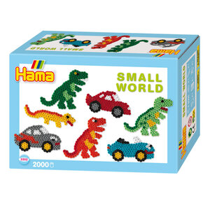 hama Strijkkralenset "Dino&Auto" 2000st.
