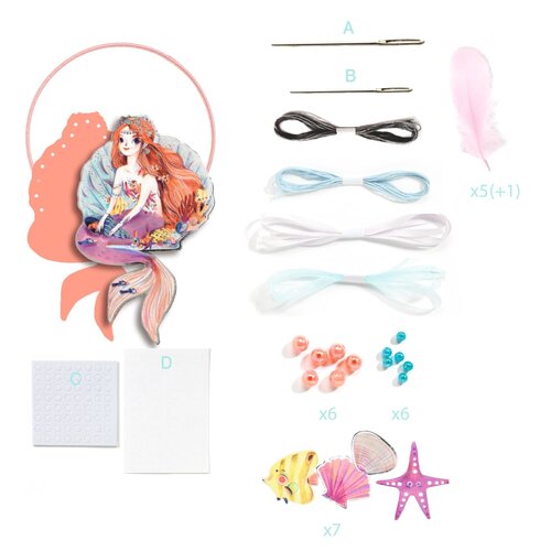 Djeco DIY - Dromenvanger 'zeemeermin' (+7j)