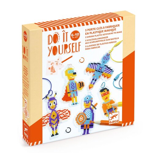 Djeco DIY - Pixel Art 'Helden' (6-10)